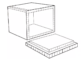 可折叠式蜂窝纸板周转箱
